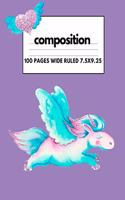 Composition: Unicorn Notebook: Get Organized with this back to school student notebook or journal makes a great gift for kids, girls, boys and teachers for the c