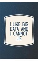 I Like Big Data And I Cannot Lie