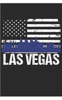 Las Vegas City Skyline: Blank Lined Notebook Journal