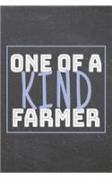 One Of A Kind Farmer: Farmer Dot Grid Notebook, Planner or Journal - 110 Dotted Pages - Office Equipment, Supplies - Funny Farmer Gift Idea for Christmas or Birthday