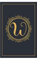 W: Monogram Notebook