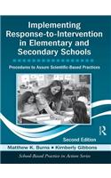Implementing Response-to-Intervention in Elementary and Secondary Schools