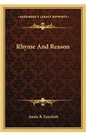 Rhyme and Reason