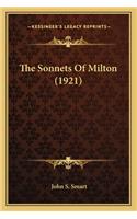 The Sonnets Of Milton (1921)