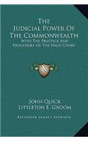 Judicial Power Of The Commonwealth