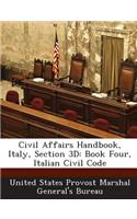 Civil Affairs Handbook, Italy, Section 3D