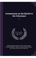 Commentary on the Epistle to the Colossians