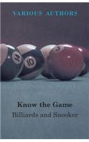 Know the Game - Billiards and Snooker