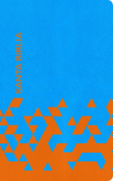 NVI Biblia Para Regalos Y Premios, Azul OcÃ©ano/Papaya SÃ­mil Piel