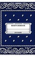 Sketchbook - Blue Bandana Art Sketch Book