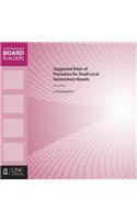Suggested Rules of Procedure for Small Local Government Boards: (Local Government Board Builders)