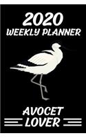 2020 Weekly Planner Avocet Lover