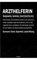 Arzthelferin Notizbuch