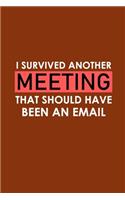 I Survived Another Meeting That Should Have Been An Email