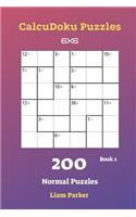 CalcuDoku Puzzles - 200 Normal Puzzles 6x6 Book 2