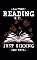 A Day Without Reading Is Like Just Kidding I Have No Idea