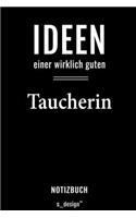Notizbuch für Taucher / Taucherin: Originelle Geschenk-Idee [120 Seiten liniertes blanko Papier]