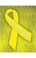 Bladder Cancer Awareness Ribbon Faith Hope Cure