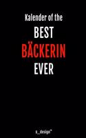 Kalender für Bäcker / Bäckerin