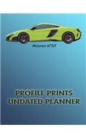 Profile Prints Undated Planner