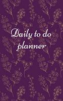 Daily to do planner: To-Do List Notebook, Planner, Daily Checklist, 6x9 inch