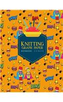 Knitting Graph Paper Notebook - 2: (Knitting Graph Paper Notebooks)