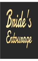 Bride's Entourage: Blank Lined Journal for Bridesmaids