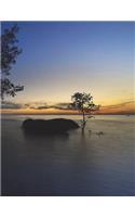 The Sun Notebook large Size 8.5 x 11 Ruled 150 Pages