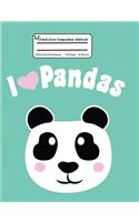 Panda Bear Composition Notebook