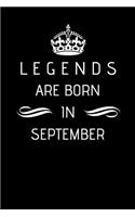 Legends Are Born In September