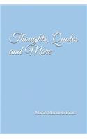 Thoughts, Quotes and More
