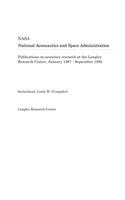 Publications on Acoustics Research at the Langley Research Center, January 1987 - September 1992