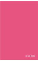 Dot Grid Journal: Dark Pink Dotted Petite Notebook