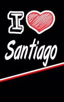 I Love Santiago: Blood Sugar Diet Diary Journal Log Featuring 120 Pages 6x9