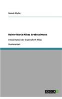 Rainer Maria Rilkes Grabsteinrose