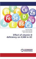 Effect of vitamin D deficiency on ICAM in UC