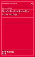 Der Gmbh-Gesellschafter in Der Insolvenz