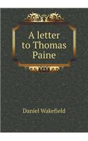 A Letter to Thomas Paine