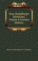 Neue Heidelberger Jahrbucher, Volume 9 (German Edition)