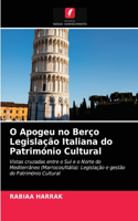 O Apogeu no Berço Legislação Italiana do Património Cultural