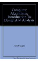 Computer Algorithms: Introduction To Design And Analysis