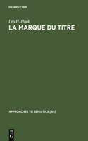 marque du titre