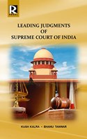 Leading Judgments Of Supreme Court Of India