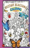 Buzzing Blossoms: Coloring Book