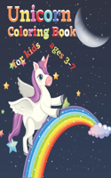 Unicorn Coloring Book for kids ages 3-7