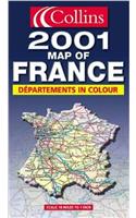 2001 Map of France