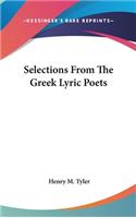 Selections From The Greek Lyric Poets