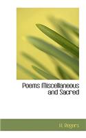 Poems Miscellaneous and Sacred