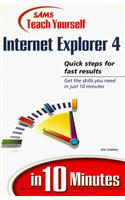 Sams Teach Yourself Internet Explorer 4 in 10 Minutes