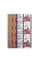 Amrita Sen Elephant with Multi Stripe Handmade Embroidered Journal
